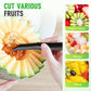 💥【LIMITED TIME 50% OFF】🔥 Fruit & Groente Snijset | Spiraalmes + V-vorm Mes | 3mm RVS | Ergonomische Antislip Grip | Decoratie Gereedschap