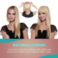 💥【LIMITED TIME 50% OFF】🔥 Clip-in Pony Haarstukje | Matte Realistische Vezels | Hittebestendig Stylen | Twee BB-Clips | Model A-J