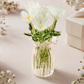 ⏳ FLASH SALE! ✨ Mini Glasboeket | Elegant Cadeau 🎀 | Hoogte ca. 6cm | HALF PRICE 🎉
