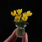 ⏳ FLASH SALE! ✨ Mini Glasboeket | Elegant Cadeau 🎀 | Hoogte ca. 6cm | HALF PRICE 🎉