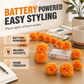 💥 50% korting! 🎃 Goudsbloem LED-snoerlampjes – realistische stoffen bloemen, warme oranje gloed. Lengte 1,5m tot 4,5m. Batterij, USB of afstandsbediening. Perfect voor Halloween 🌼