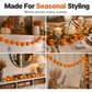 💥 50% korting! 🎃 Goudsbloem LED-snoerlampjes – realistische stoffen bloemen, warme oranje gloed. Lengte 1,5m tot 4,5m. Batterij, USB of afstandsbediening. Perfect voor Halloween 🌼
