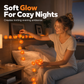 💥 50% korting! 🎃 Goudsbloem LED-snoerlampjes – realistische stoffen bloemen, warme oranje gloed. Lengte 1,5m tot 4,5m. Batterij, USB of afstandsbediening. Perfect voor Halloween 🌼