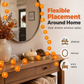 💥 50% korting! 🎃 Goudsbloem LED-snoerlampjes – realistische stoffen bloemen, warme oranje gloed. Lengte 1,5m tot 4,5m. Batterij, USB of afstandsbediening. Perfect voor Halloween 🌼