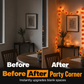 💥 50% korting! 🎃 Goudsbloem LED-snoerlampjes – realistische stoffen bloemen, warme oranje gloed. Lengte 1,5m tot 4,5m. Batterij, USB of afstandsbediening. Perfect voor Halloween 🌼