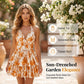 ⏳ FLASH SALE! ✨ Zomerse Vakantie Bloemenjurk | Romantische Vetersluiting 🌸 | Slankend Silhouet | HALF PRICE 🎉