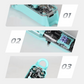 💥【LIMITED TIME 50% OFF】🔥 Translucent Titanium Tondeuse | Ultra Stil ≤36dB | 4 Positioneringskammen 1.5-4mm | 1-3u Batterijduur | 6 Kleuren | Complete Set