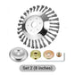 💥【LIMITED TIME 50% OFF】🔥 Slijtvaste Maaikop | Hoogwaardig IJzer | Onkruid- & Roestverwijdering | 6/8 Inch | Geschikt voor Bosmaaiers