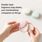 💥【LIMITED TIME 50% OFF】🔥 Draagbare Zeepblaadjeshouder | Twee Vakken | Lost Op in Water, Rijk Schuim | Milde Formule | Met Draaglus | Wit/Roze/Groen