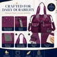 💥【LIMITED TIME 50% OFF】🔥 Grote Capaciteit Dames Handtas/Crossbody | Waterbestendige Oxford Stof | Meerdere Vakken | 3 Draagmogelijkheden | Licht & Duurzaam | 8 Kleuren