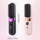 💥【LIMITED TIME 50% OFF】🔥 3-in-1 Draadloze Haarstijlkam | 4 Temperaturen | Keramische Coating Anti-Pluis | Anti-Brand Tanden | USB-C Opladen | Beige/Zwart-Paars