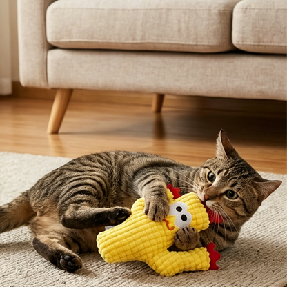 💥【LIMITED TIME 50% OFF】🔥 Natuurlijk Kattenkruid Speeltje | Kort Pluche Bijtbestendig | Vijf Schattige Ontwerpen | Reinigt Tanden | Stressverlichtend & Meubelbeschermend