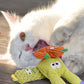 💥【LIMITED TIME 50% OFF】🔥 Natuurlijk Kattenkruid Speeltje | Kort Pluche Bijtbestendig | Vijf Schattige Ontwerpen | Reinigt Tanden | Stressverlichtend & Meubelbeschermend