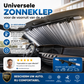 💥【LIMITED TIME 50% OFF】🔥 Uitklapbare Voorruit Zonnescherm | Op Maat Knippen voor Perfecte Pasvorm | Dubbel Vacuümsysteem | Aluminiumfolie Reflectie | Universeel voor Alle Voertuigen