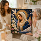 💥【LIMITED TIME 50% OFF】🔥 Christelijke Diamond Art DIY Hanger | Rozenkrans/Heilige Duif/Gouden Genade/Lelie Maria | HD Canvas + Parels | Stressverlagend Knutselen | Geloofscadeau