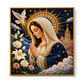 💥【LIMITED TIME 50% OFF】🔥 Christelijke Diamond Art DIY Hanger | Rozenkrans/Heilige Duif/Gouden Genade/Lelie Maria | HD Canvas + Parels | Stressverlagend Knutselen | Geloofscadeau
