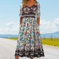 🔥【DAILY DEAL】💦 Bohemian Print Vervaagt Niet | Zacht & Ademend, Geen Zweten | Moeiteloos Lui Chic | HALF PRICE TODAY 🚀