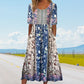🔥【DAILY DEAL】💦 Bohemian Print Vervaagt Niet | Zacht & Ademend, Geen Zweten | Moeiteloos Lui Chic | HALF PRICE TODAY 🚀