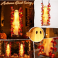 💥【LIMITED TIME 50% OFF】🔥 Hangende Spookschommel Halloween | LED-Verlichting met Afstandsbediening | Realistische Esdoornkrans | Weerbestendig | Eenvoudige Ophanging Zonder Boren | 1.2/1.5/1.8m Drie Maten