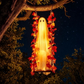 💥【LIMITED TIME 50% OFF】🔥 Hangende Spookschommel Halloween | LED-Verlichting met Afstandsbediening | Realistische Esdoornkrans | Weerbestendig | Eenvoudige Ophanging Zonder Boren | 1.2/1.5/1.8m Drie Maten