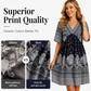 ⏳ FLASH SALE! ✨ Vakantie Outfit in Één Jurk | 3D Print Oogverblindend 🌺 | Geen Kreuken, Geen Krimpen | HALF PRICE 🎉