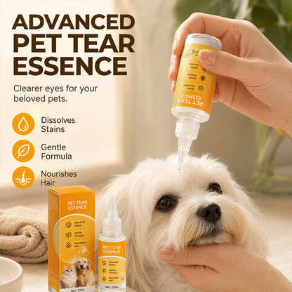 ⏳ FLASH SALE! ✨ Één Druppel Verwijdert Traanvlekken, Geef Huisdier een Schoon Gezicht | Irriteert Ogen Niet, Huisdier Verzet Zich Niet 🐶 | Voedt Haarfollikels, Voorkomt Terugkeer | HALF PRICE 🎉