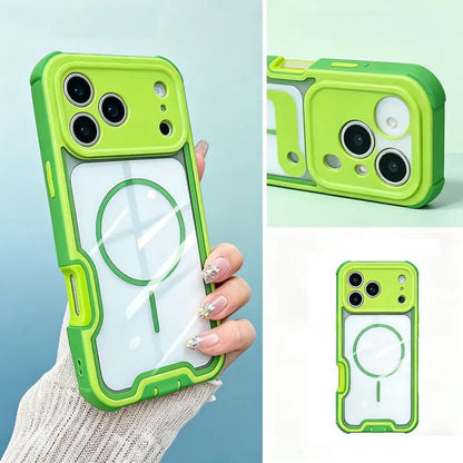💥【LIMITED TIME 50% OFF】🔥 Magneet Schokbestendige Telefoonhoes | Militaire Kwaliteit Schokdemping | Verstevigde Hoeken+Luchtkussen Rand | Verhoogde Camerabumper | Anti-vingerafdruk Achterpaneel | Precieze Uitsparingen | Past iPhone 13-17 Series | 6 Kleuren