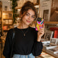 💥【LIMITED TIME 50% OFF】🔥 Regenboog Gradient Hardcase Telefoonhoesje | Streetstyle Look | Schokbestendig & Valbestendig | Grote Camera-uitsparing | 4 Kleuren (Wit/Zwart/PaaS/Roze) | Slank Profiel