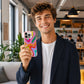 💥【LIMITED TIME 50% OFF】🔥 Regenboog Gradient Hardcase Telefoonhoesje | Streetstyle Look | Schokbestendig & Valbestendig | Grote Camera-uitsparing | 4 Kleuren (Wit/Zwart/PaaS/Roze) | Slank Profiel