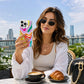 💥【LIMITED TIME 50% OFF】🔥 Regenboog Gradient Hardcase Telefoonhoesje | Streetstyle Look | Schokbestendig & Valbestendig | Grote Camera-uitsparing | 4 Kleuren (Wit/Zwart/PaaS/Roze) | Slank Profiel