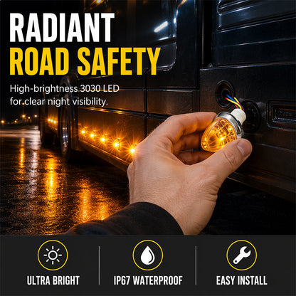 LED Waterproof Truck Side Marker Lights