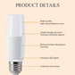 💥【50% OFF】🔥 Heldere LED-lamp | 1800lm Gelijkmatige Verlichting | Flikkervrij, Oogvriendelijk | Snelle Warmteafvoer, Lange Levensduur | E14/E27 Verkrijgbaar | 5W/7W/9W/12W | Koud Wit/Warm Wit | 220V | Kunststof, Licht & Duurzaam 💡