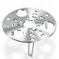 💥【50% OFF】🔥 316L Medisch RVS Opvouwbaar Stoomrek | Corrosiebestendig, Geen Metaalsmaak | Vouwbaar, Ruimtebesparend | Twee Hoogtestanden | Universele Diameter | Multi-inzetbaar (Stomen/Koelen/Onderzetter) 🥘