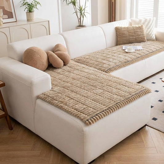 💥【50% OFF】🔥 Gewatteerd Ribfluwelen Bankkussen | Verdikt & Zacht | Antislip Achterkant | Beschermt tegen Haren/Krassen/Vlekken | Meerdere Maten & Kleuren | Voor Bank/Fauteuil/Autostoel 🛋️