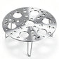 💥【50% OFF】🔥 316L Medisch RVS Opvouwbaar Stoomrek | Corrosiebestendig, Geen Metaalsmaak | Vouwbaar, Ruimtebesparend | Twee Hoogtestanden | Universele Diameter | Multi-inzetbaar (Stomen/Koelen/Onderzetter) 🥘