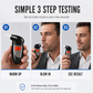💥【50% OFF】🔥 Alcoholtester | Halfgeleidersensor, Zeer Gevoelig | Eén Knop, Snelle Meting | Vervangbare Mondstukken, Hygiënisch | ABS Behuizing, Duurzaam | Compact voor in de Auto | Must-Have na Drinken 🚗