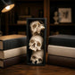 💥【50% OFF】🔥 3D-geprinte Schedel Boekensteun | Gotisch Interieur Decor | Drie Gestapelde Schedels | Duurzaam PET Materiaal | Houdt Boeken Rechtop | Zwart, Universeel | Voor Kantoor/Woonkamer/Bibliotheek 📚