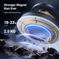 💥【50% OFF】🔥 Autotelefoonhouder Magneet | 20 N52 Magneten, Super Stabiliteit | Ventilatieklem Spiraalhaak + Driehoek | 360° Draaibaar | Signaalvriendelijk | Incl. Magnetische Plaat | Zwart PC+ABS | 69,4g Lichtgewicht 🧲