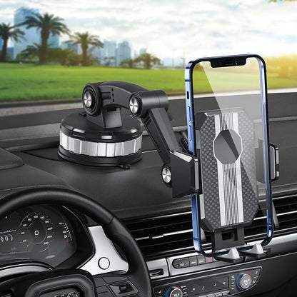 💥【50% OFF】🔥 Autotelefoonhouder met Zuignap | 85mm Sterke Zuigkracht | 360° Draaibaar + Telescopische Arm + Kogelgewricht | Universele Clip 60-110mm | Hoogdicht Silicone, Krasvrij | Zwart/Groen | Voor 4.7-6.8 inch Telefoons | Gereedschapsloze Installatie 🚗