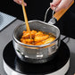 💥【50% OFF】🔥 304 RVS Dubbele Zeef | Fijn- & Grofmazig | 18cm/21cm | Hittebestendige Greep | Ophangbaar, Ruimtebesparend | Voor Afgieten/Zeven/Wassen/Pasta | Must-Have Keukengerei 🍲
