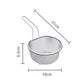 💥【50% OFF】🔥 304 RVS Dubbele Zeef | Fijn- & Grofmazig | 18cm/21cm | Hittebestendige Greep | Ophangbaar, Ruimtebesparend | Voor Afgieten/Zeven/Wassen/Pasta | Must-Have Keukengerei 🍲