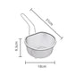 💥【50% OFF】🔥 304 RVS Dubbele Zeef | Fijn- & Grofmazig | 18cm/21cm | Hittebestendige Greep | Ophangbaar, Ruimtebesparend | Voor Afgieten/Zeven/Wassen/Pasta | Must-Have Keukengerei 🍲