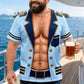 💥【50% OFF】🔥 3D Realistische Spierprint T-shirt | Grappige Partylook | Lichtgewicht Ademend Polyester | Relaxte Pasvorm | Machinewasbaar | Meerdere Shirtkleuren (Navy/Wit/Hemelsblauw) + Spierkleuren (Licht/Gebruind/Donker) | Maat S-6XL 💪🎉
