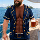 💥【50% OFF】🔥 3D Realistische Spierprint T-shirt | Grappige Partylook | Lichtgewicht Ademend Polyester | Relaxte Pasvorm | Machinewasbaar | Meerdere Shirtkleuren (Navy/Wit/Hemelsblauw) + Spierkleuren (Licht/Gebruind/Donker) | Maat S-6XL 💪🎉