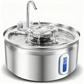 💥【50% OFF】🔥 RVS Drinkfontein voor Huisdieren | 3 Waterstromen (Waterval/Borrelend/Straal) | Roestvrij & Hygiënisch | 4-laags Filtersysteem | Ultrastille Pomp <30dB | 3,2L Grote Capaciteit | Volledig Demontabel & Vaatwasbestendig | Voor Katten & Honden 🐾