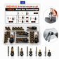 💥【50% OFF】🔥 Klinkmoer Gereedschapsset M3-M12 | 68-delig Incl. Bijbehorende Doornstangen | Zwart Geoxideerd Staal, Roestbestendig | Eenvoudig Te Installeren, Geen Lassen Nodig |Auto/Meubel/Apparatuur Reparatie 🔩