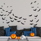 💥【50% OFF】🔥 3D LED Vleermuis Wanddecoratie | Realistisch Vliegeffect | Buigbare Vleugels | Dik PVC, Krasbestendig | Zelfklevend, Geen Boren | 12/24/48 Stuks | 5 Maten | Paarse LED voor Griezelige Sfeer | Halloween Must-have 🦇