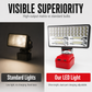 💥【50% OFF】🔥 Zware Werklamp ABS/Aluminium | Verstelbare Metalen Beugel (360°) | Flikkervrij, Constant Licht | Compatibel Met Accu's (USB/Type-C Opties) | 4 Maten (3/4/5/8 Inch) | 6 Kleurstellingen | Voor Garage/Werkplaats/Kamperen | Accu Niet Inbegrepen 🔦