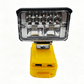 💥【50% OFF】🔥 Zware Werklamp ABS/Aluminium | Verstelbare Metalen Beugel (360°) | Flikkervrij, Constant Licht | Compatibel Met Accu's (USB/Type-C Opties) | 4 Maten (3/4/5/8 Inch) | 6 Kleurstellingen | Voor Garage/Werkplaats/Kamperen | Accu Niet Inbegrepen 🔦