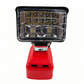 💥【50% OFF】🔥 Zware Werklamp ABS/Aluminium | Verstelbare Metalen Beugel (360°) | Flikkervrij, Constant Licht | Compatibel Met Accu's (USB/Type-C Opties) | 4 Maten (3/4/5/8 Inch) | 6 Kleurstellingen | Voor Garage/Werkplaats/Kamperen | Accu Niet Inbegrepen 🔦